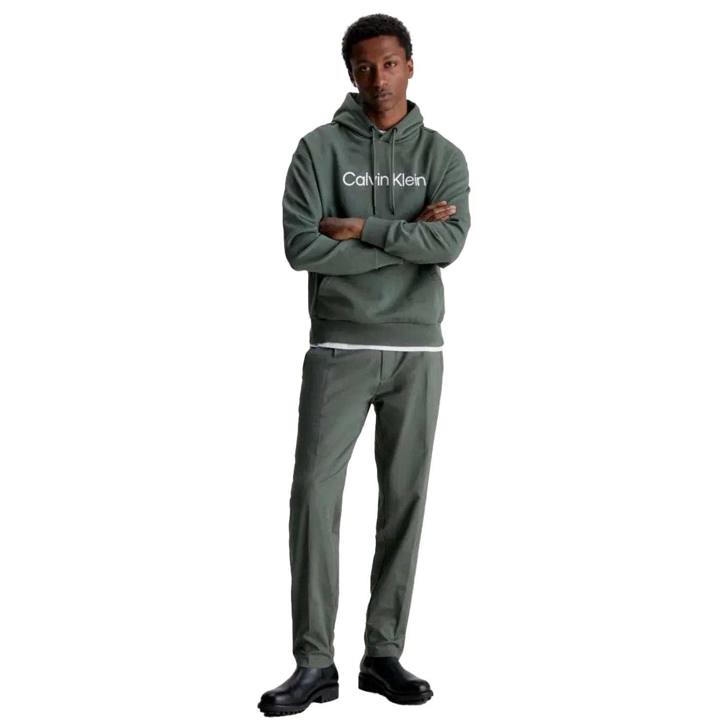 Cotton Terry Logo Hoodie 4