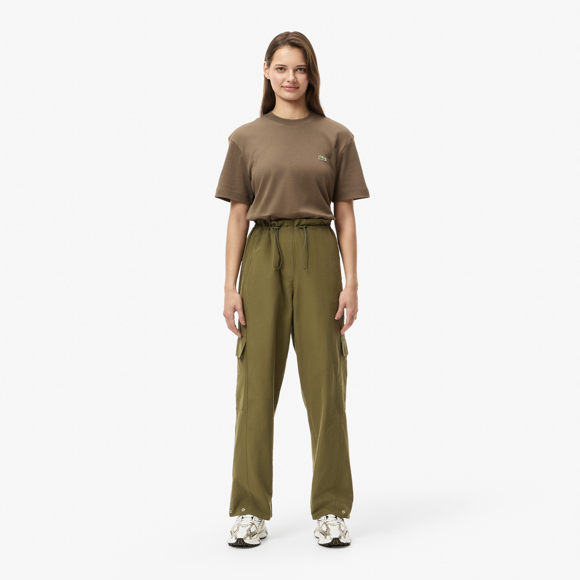 Женские брюки Lacoste оверсайз
