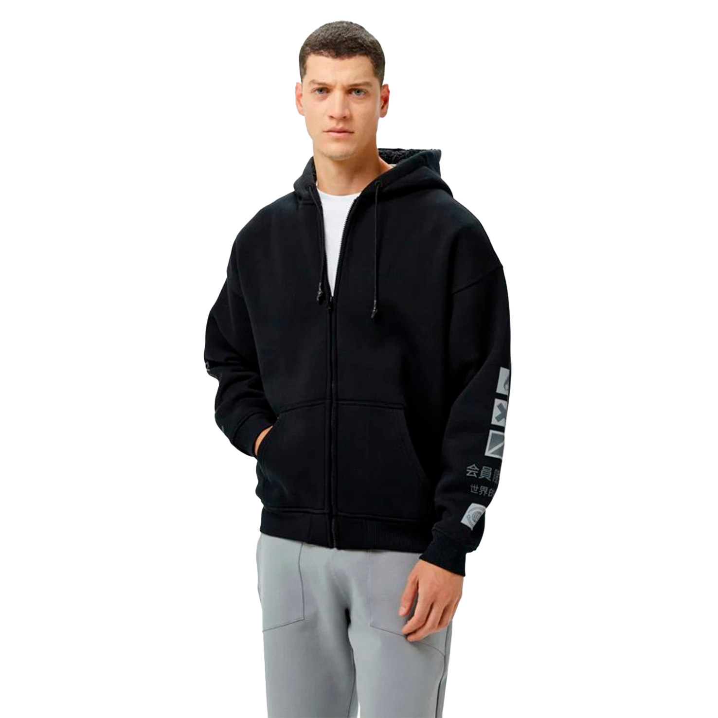 SHERPA FULL ZIP SWEATSHIRT