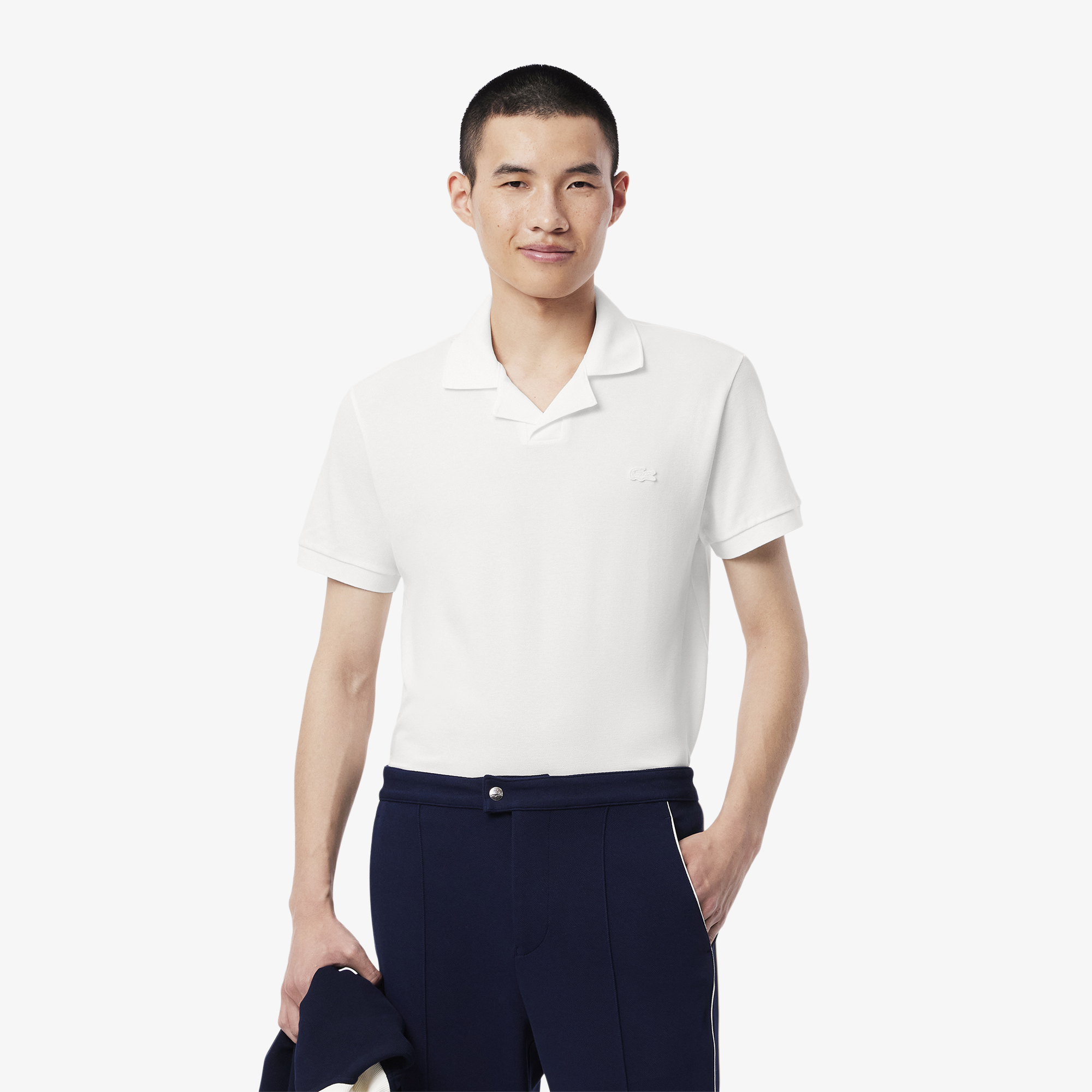 Мужское поло Lacoste из эластичного органического хлопка