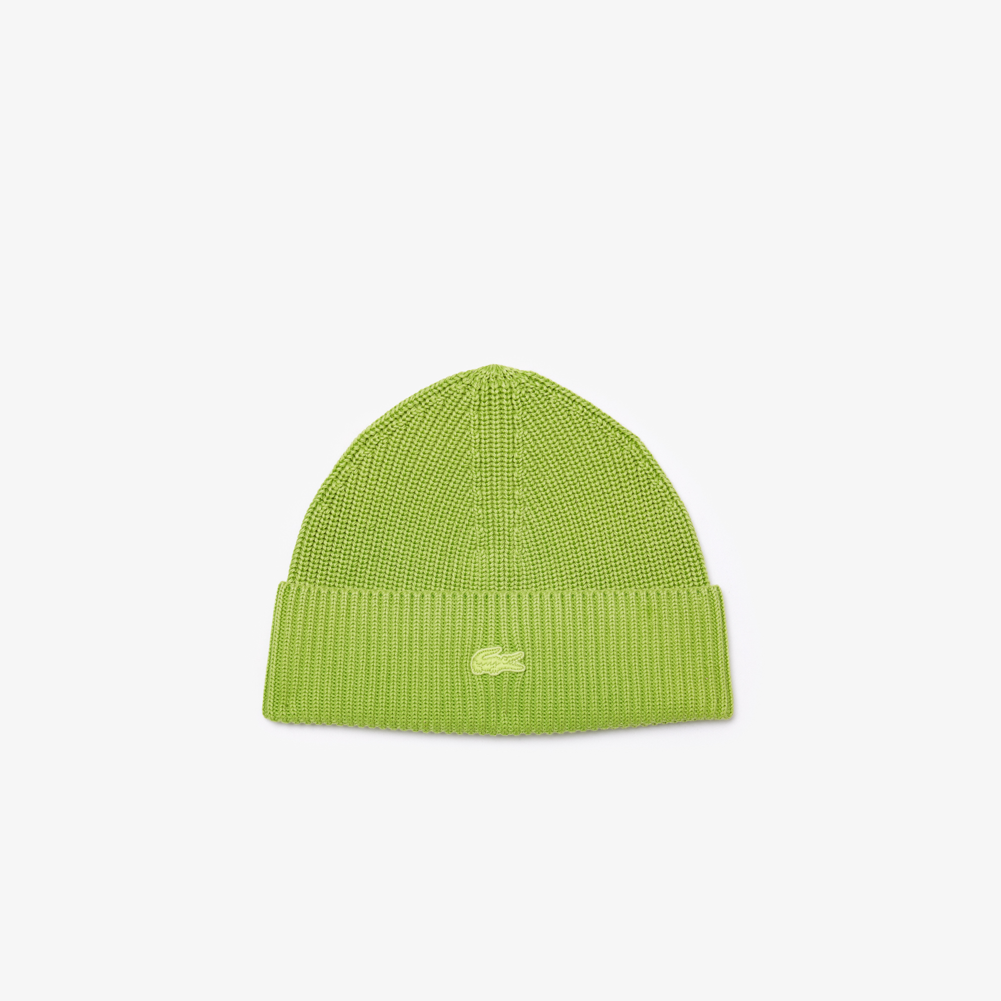 Шапка-бини из хлопка Lacoste унисекс