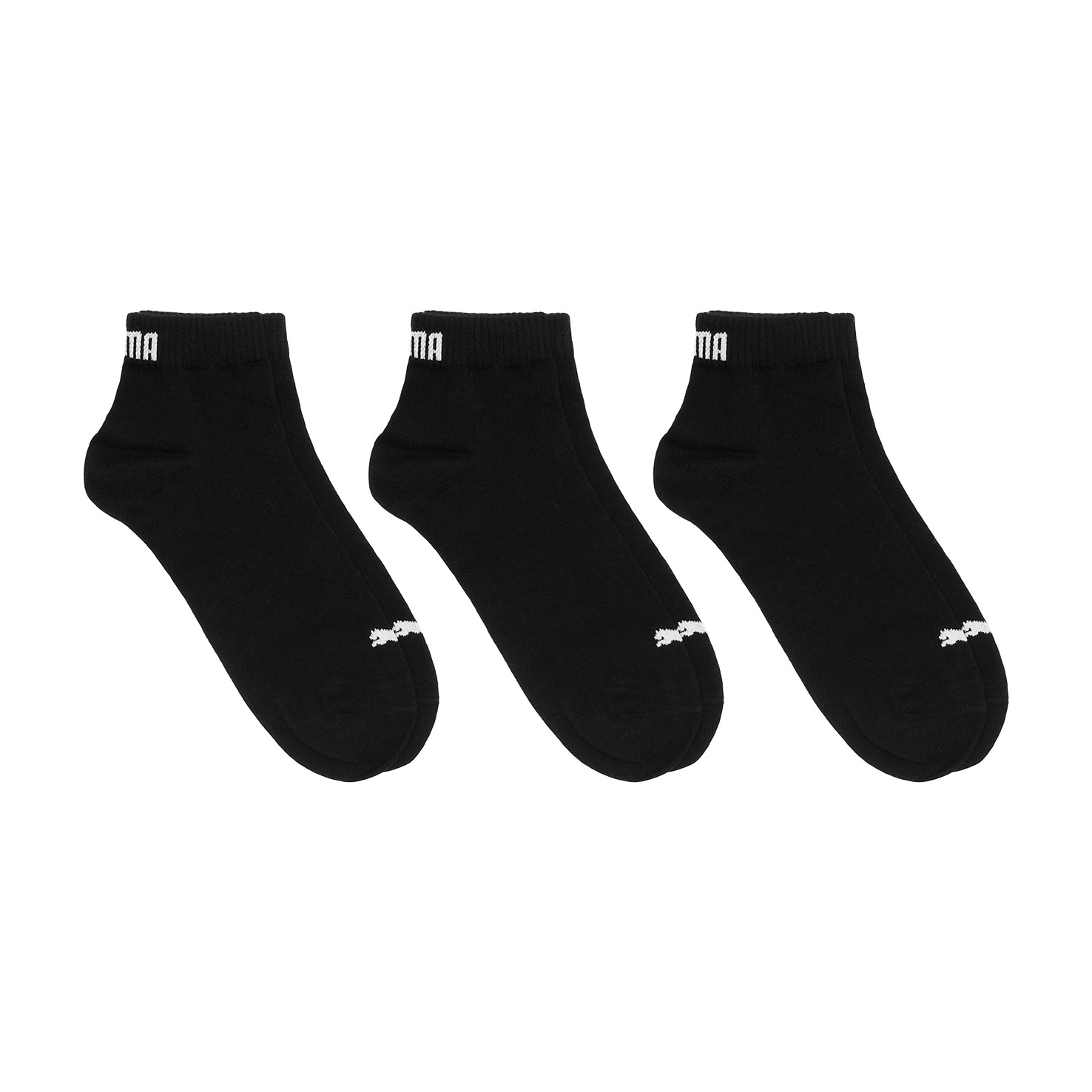 

PUMA UNISEX QUARTER PLAIN 3P, Черный