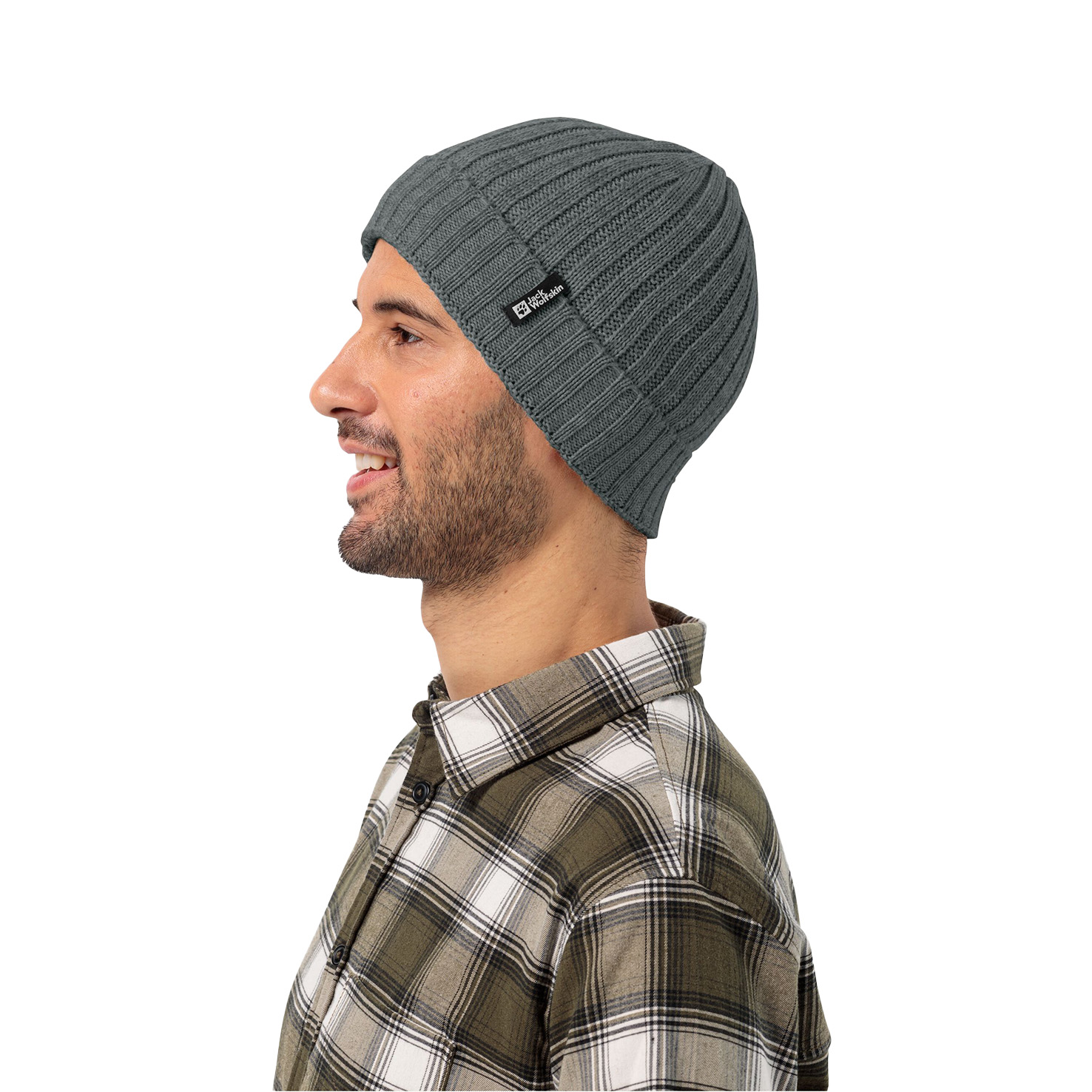 RIB KNIT BEANIE 2