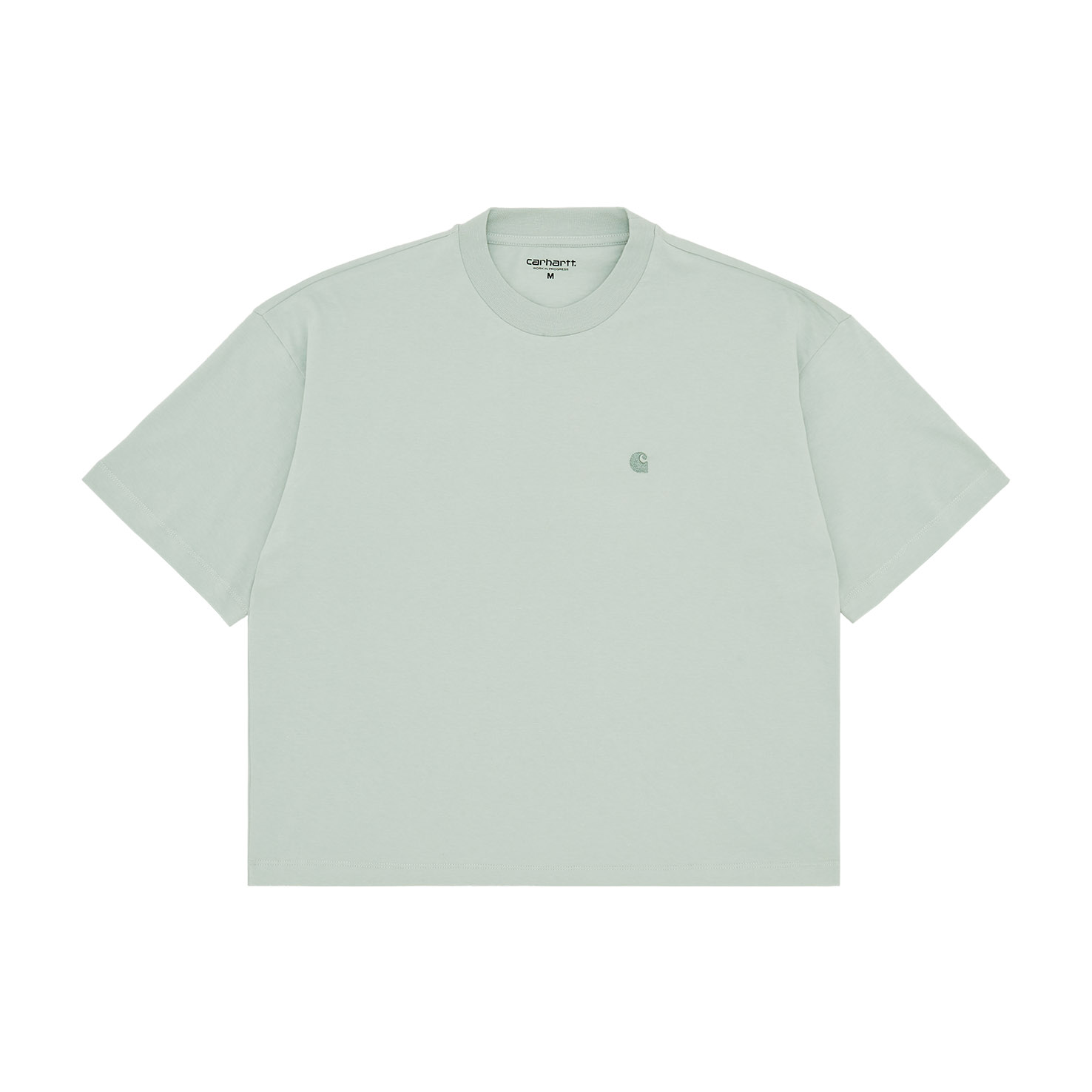 W' S/S Chester T-Shirt CARHARTT, размер M, цвет зеленый CTI030656 - фото 1