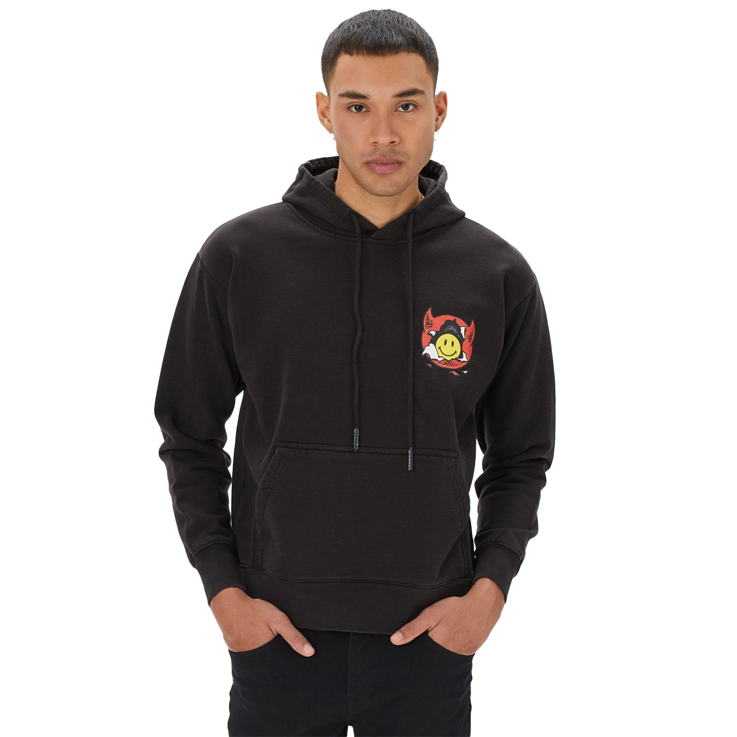 Smiley Inner Peace Pullover Hoodie