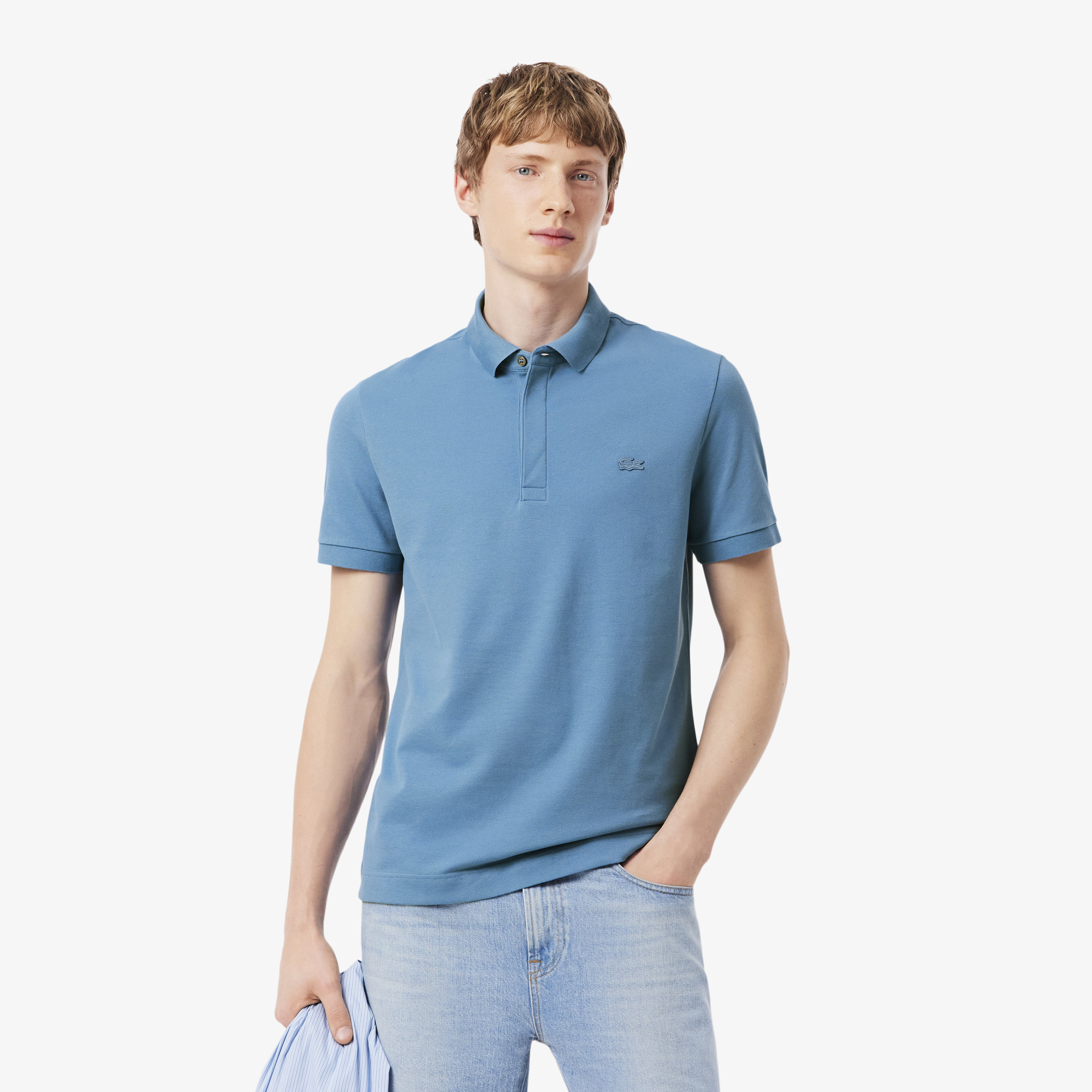 Мужское поло Lacoste PARIS стандартного кроя