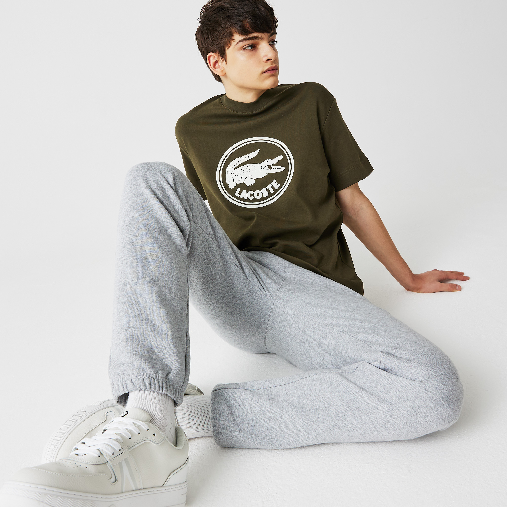 Мужские флисовые брюки Lacoste для спорта Tennis