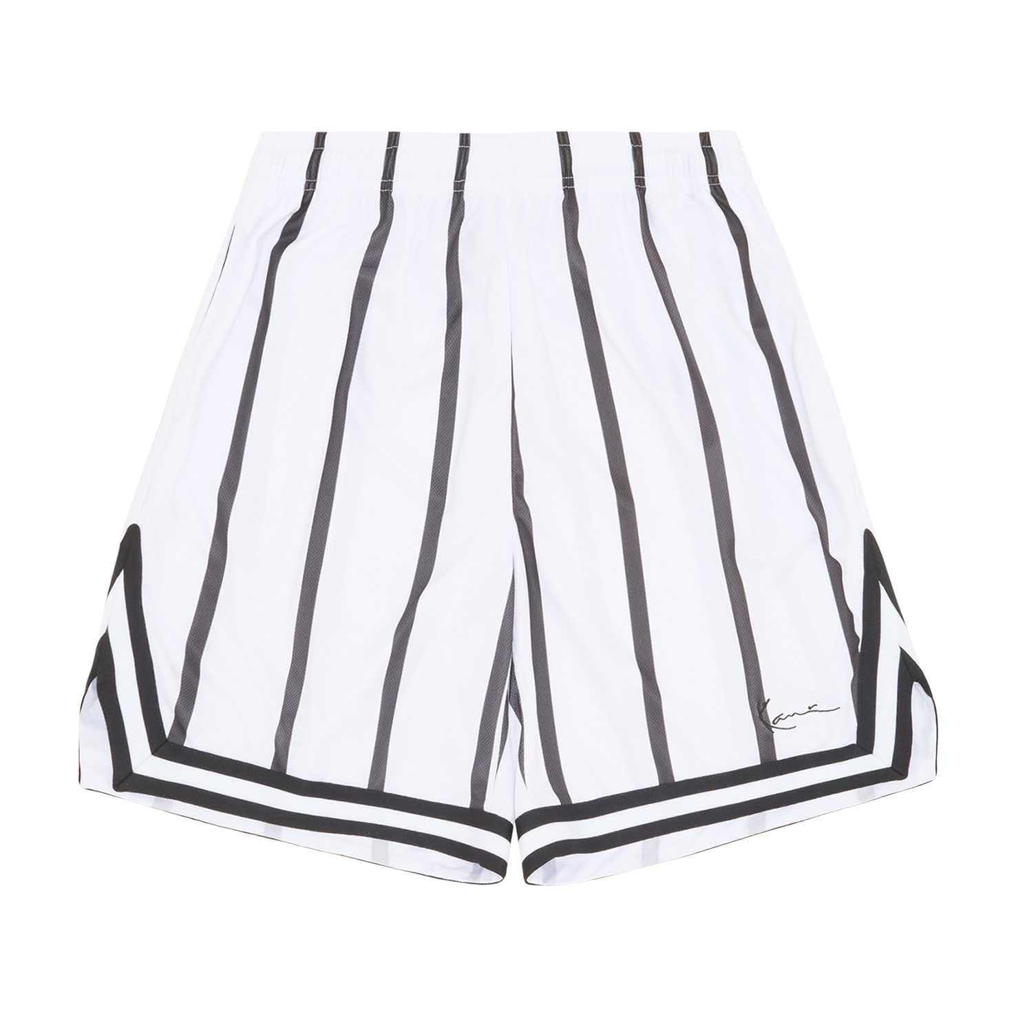 SMALL SIGNATURE STRIPED MESH SHORTS