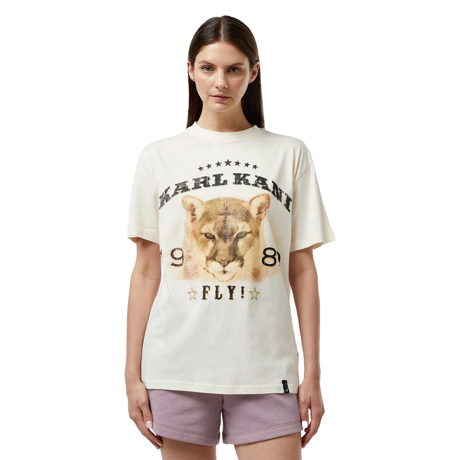 WOVEN SIGNATURE MOUNTAIN LION OS TEE