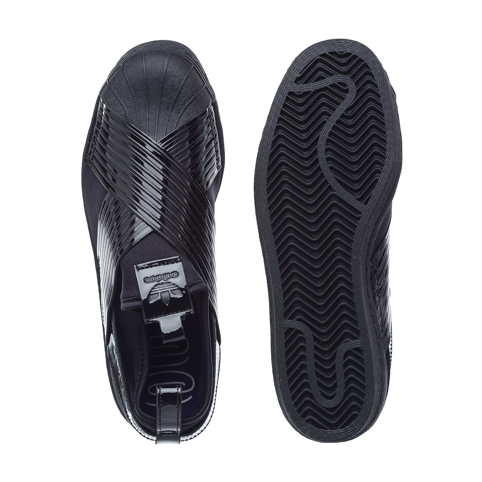 Superstar Slip On Adidas, размер 37, цвет черный ADBD8055 - фото 4