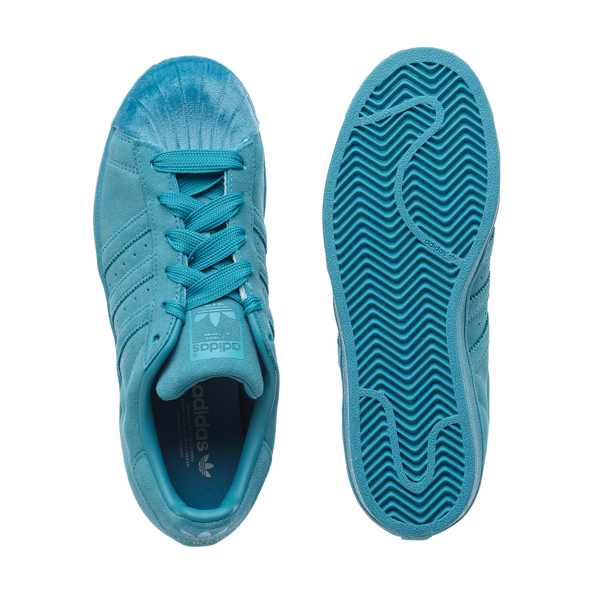 SUPERSTAR W Adidas, размер 36, цвет голубой ADCG6006 - фото 4
