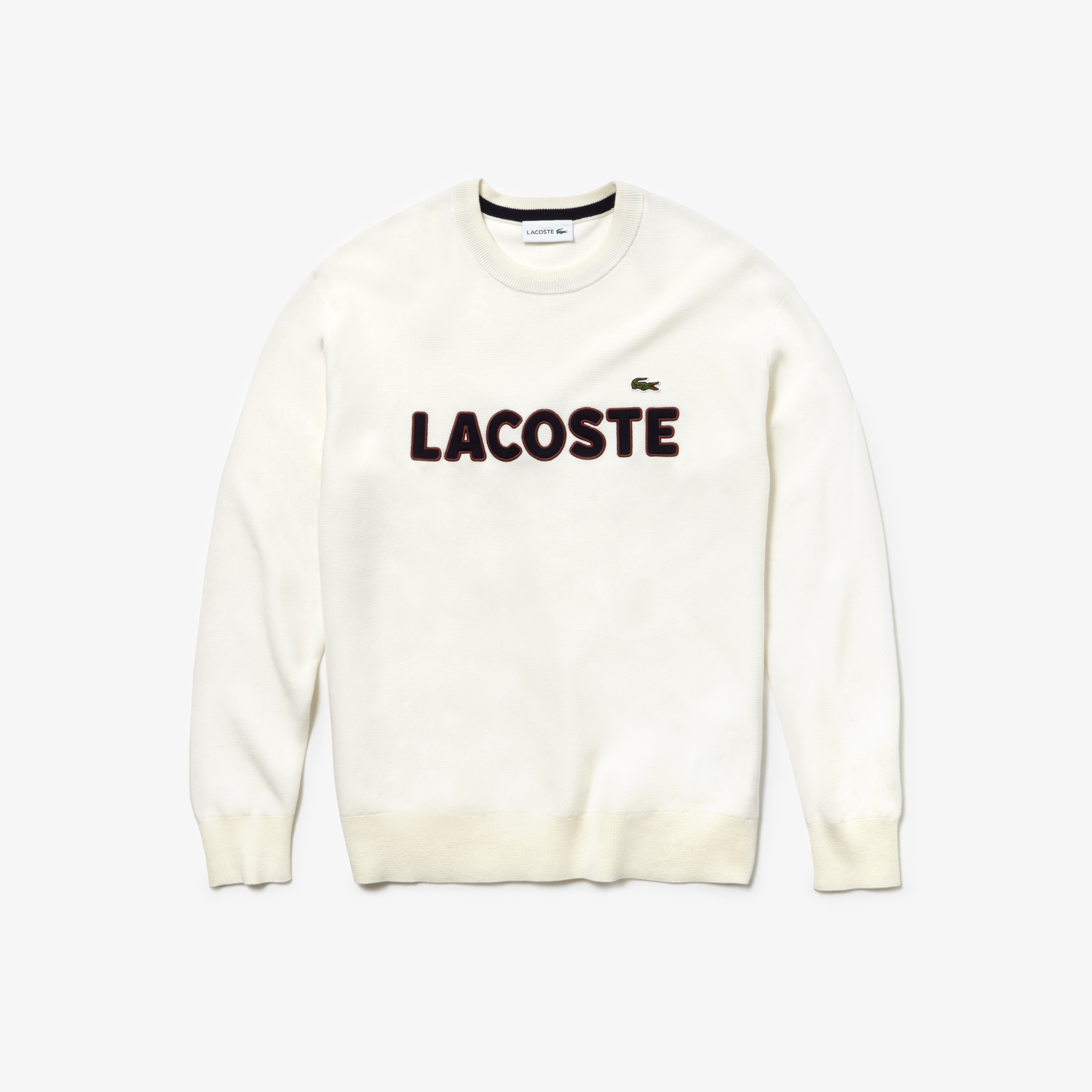 Свитер Lacoste LACOSTE, размер 56, цвет белый AH3390 - фото 4
