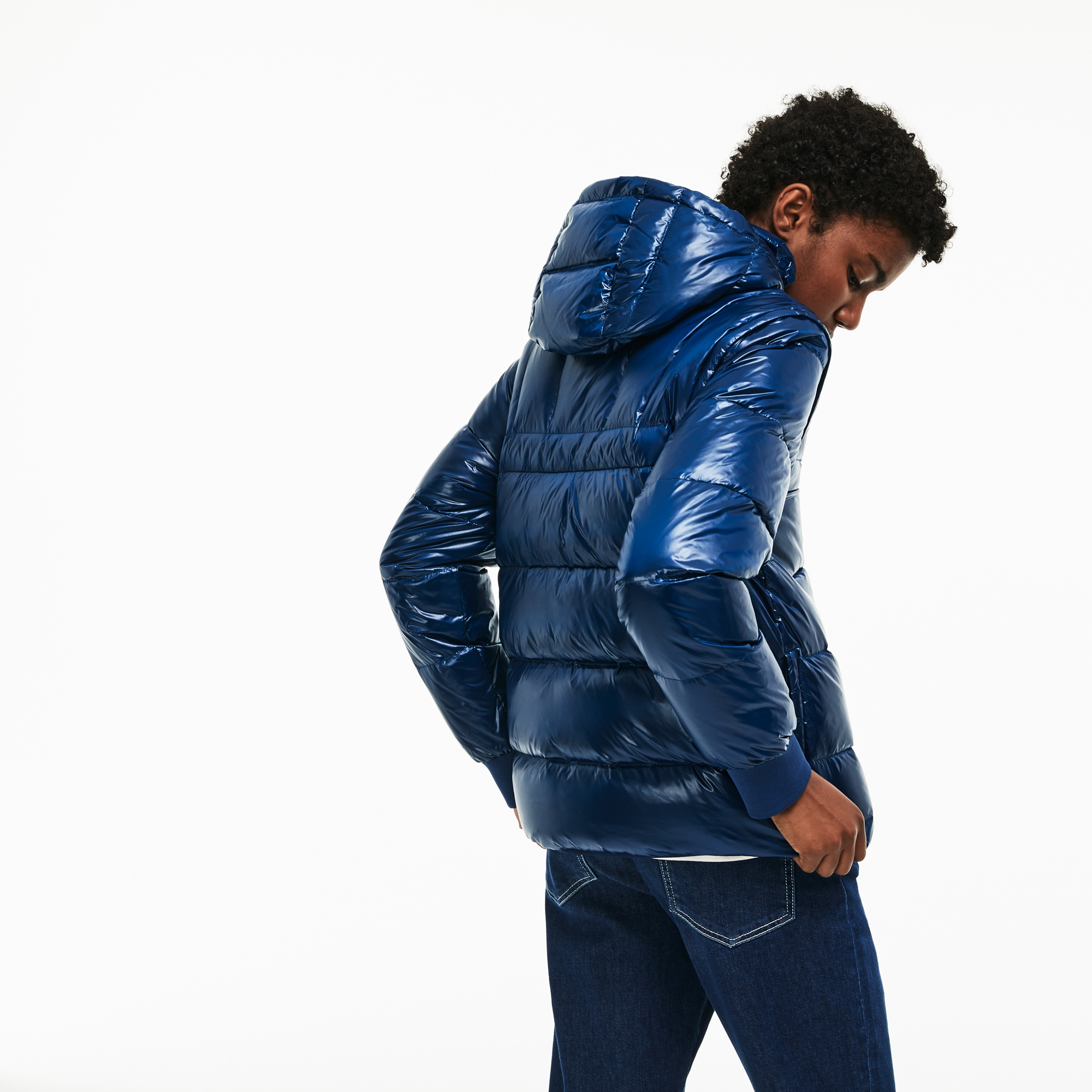 Куртка Lacoste LACOSTE, размер 42, цвет синий BF8885 - фото 2