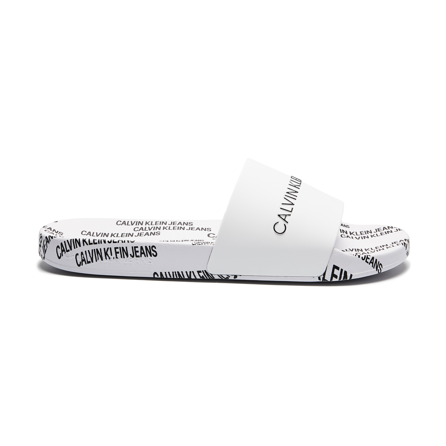 Logo Sole Slides Calvin Klein, размер 40, цвет белый