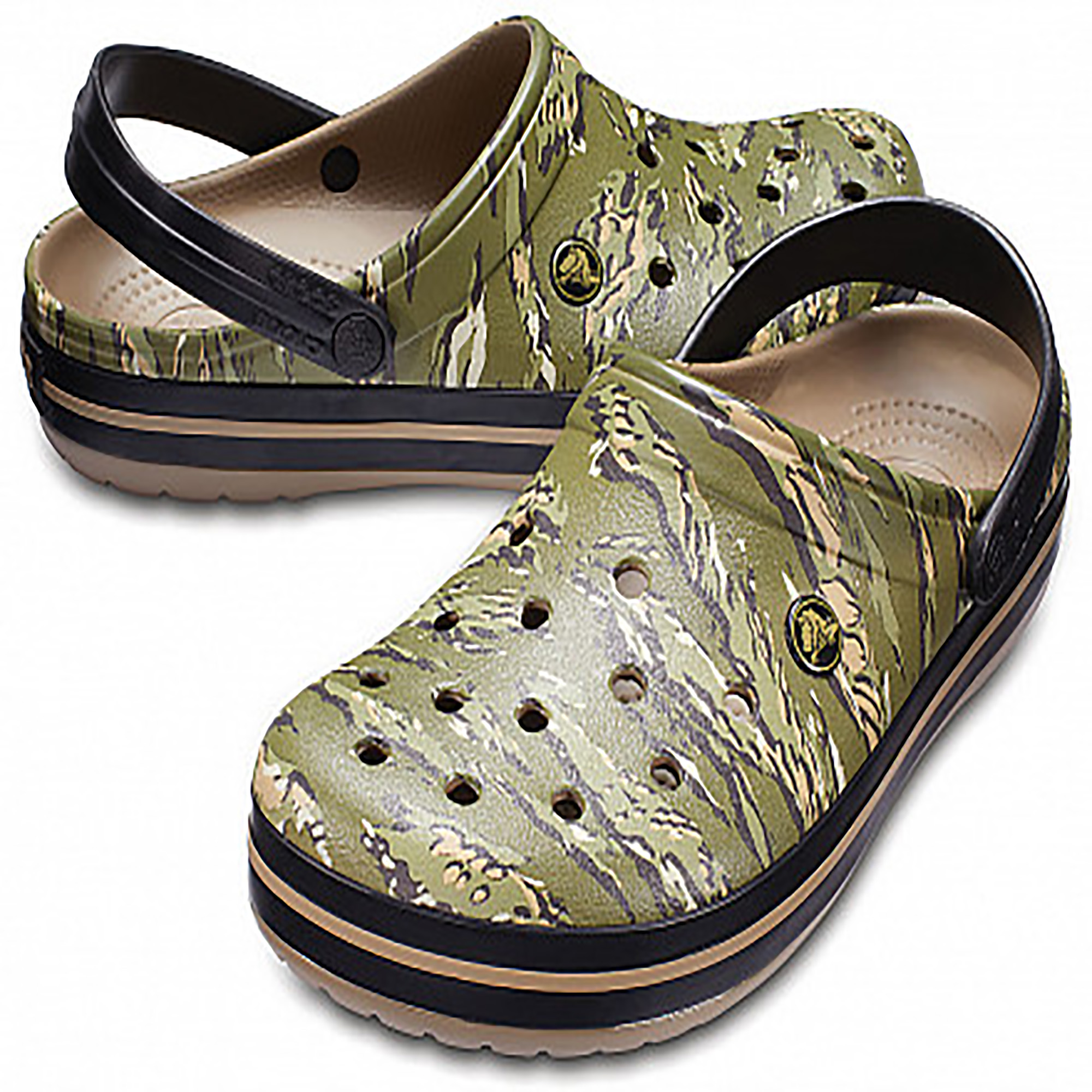 Crocband Graphic Clog Crocs, размер 39-40, цвет зеленый CR204553 - фото 6
