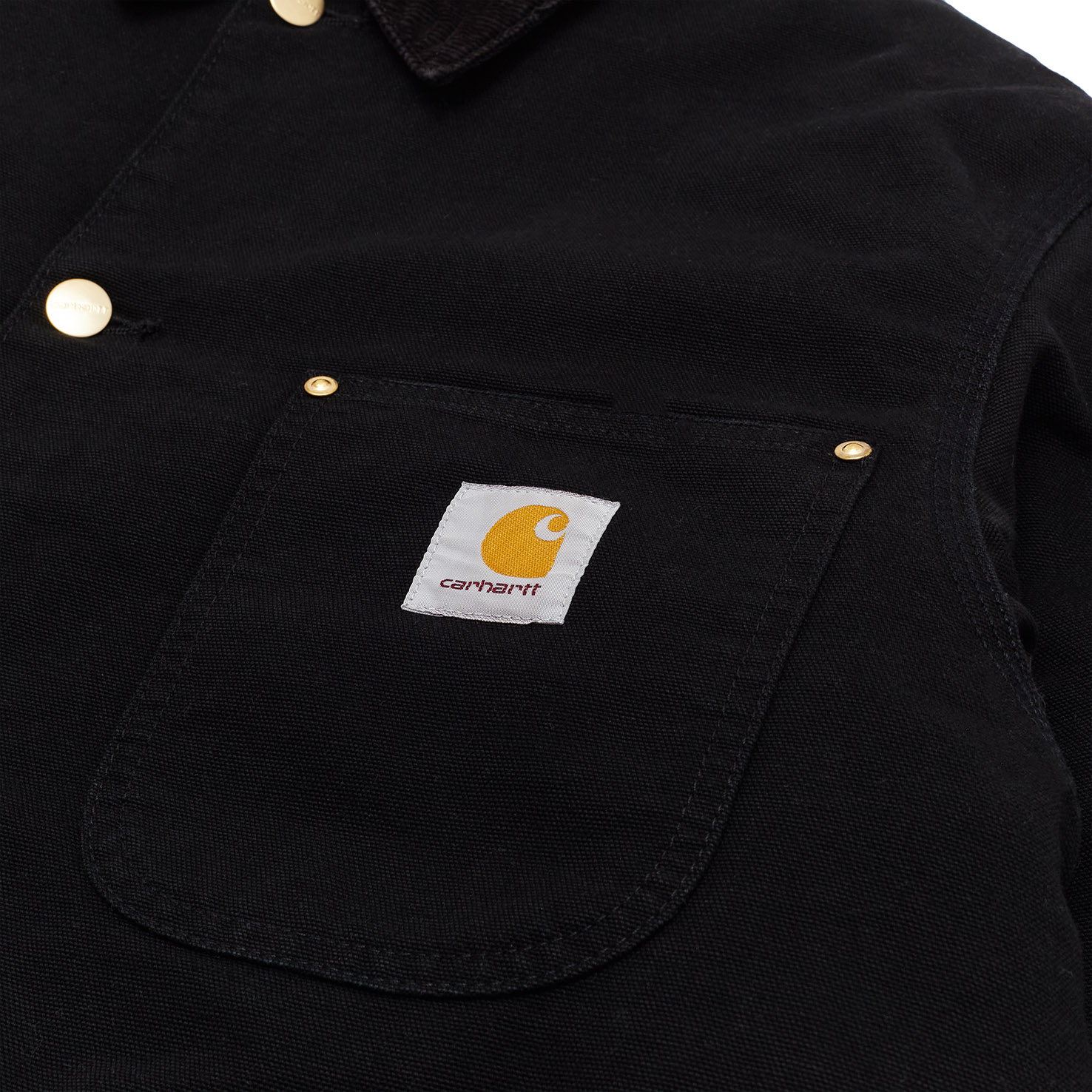 OG Chore Coat CARHARTT, размер L, цвет черный CTI027357 - фото 3