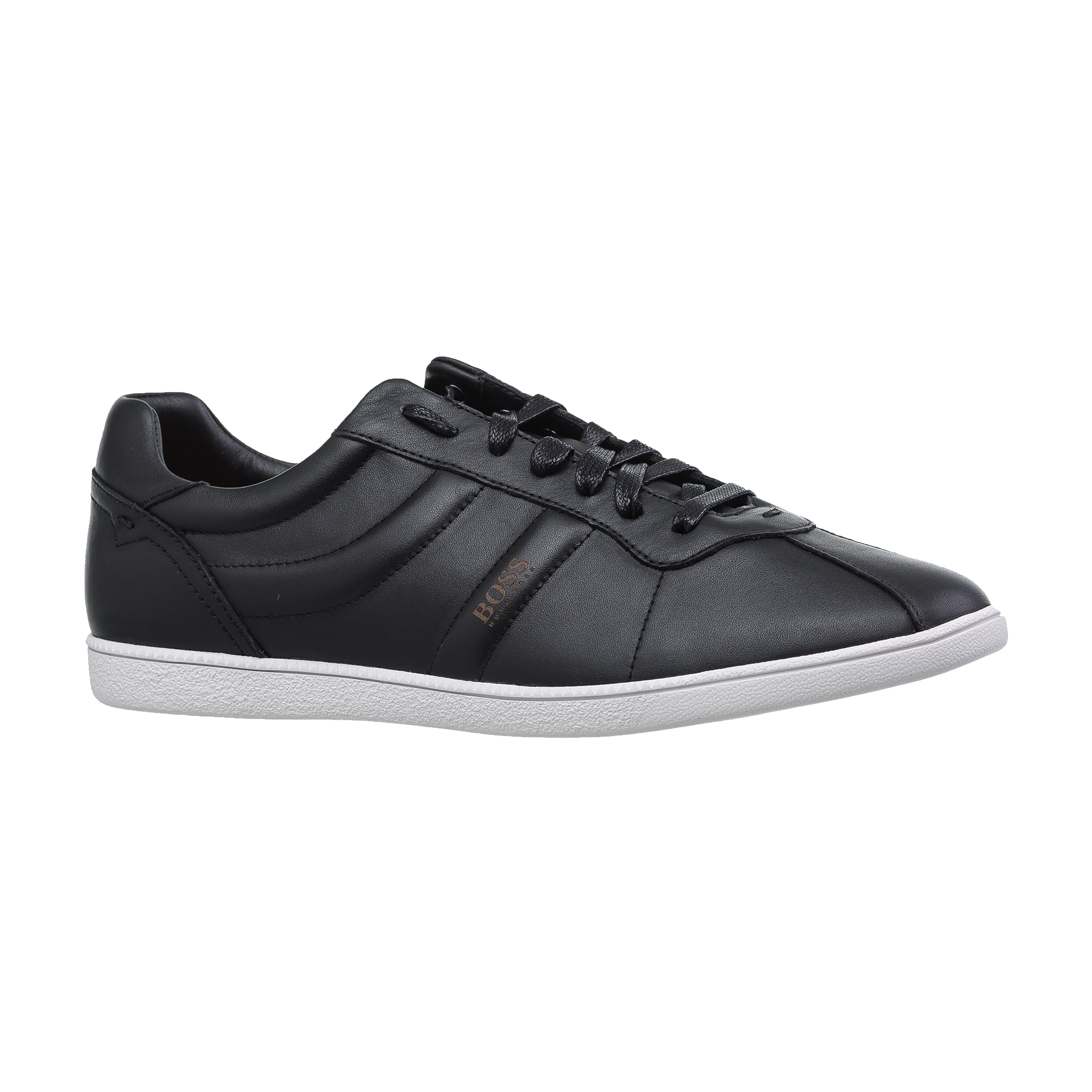 

Rumba Tennis Sneaker in Nappa Leather, Черный