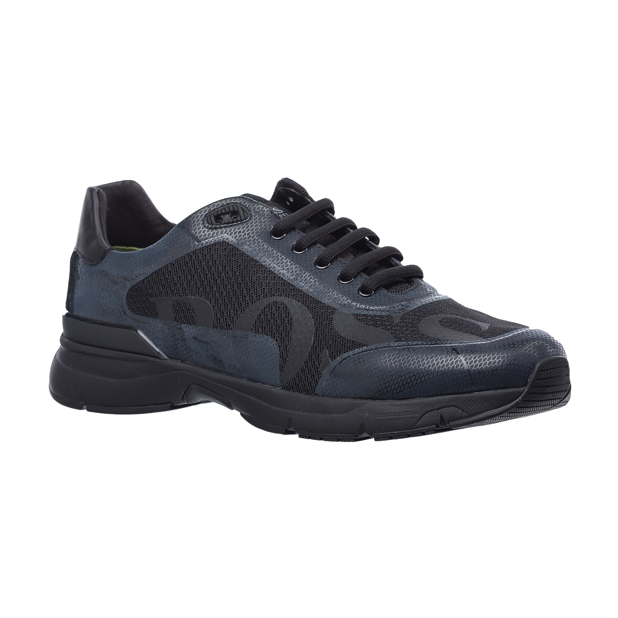 

Velocity Running Inspired Sneakers in Mesh, Черный
