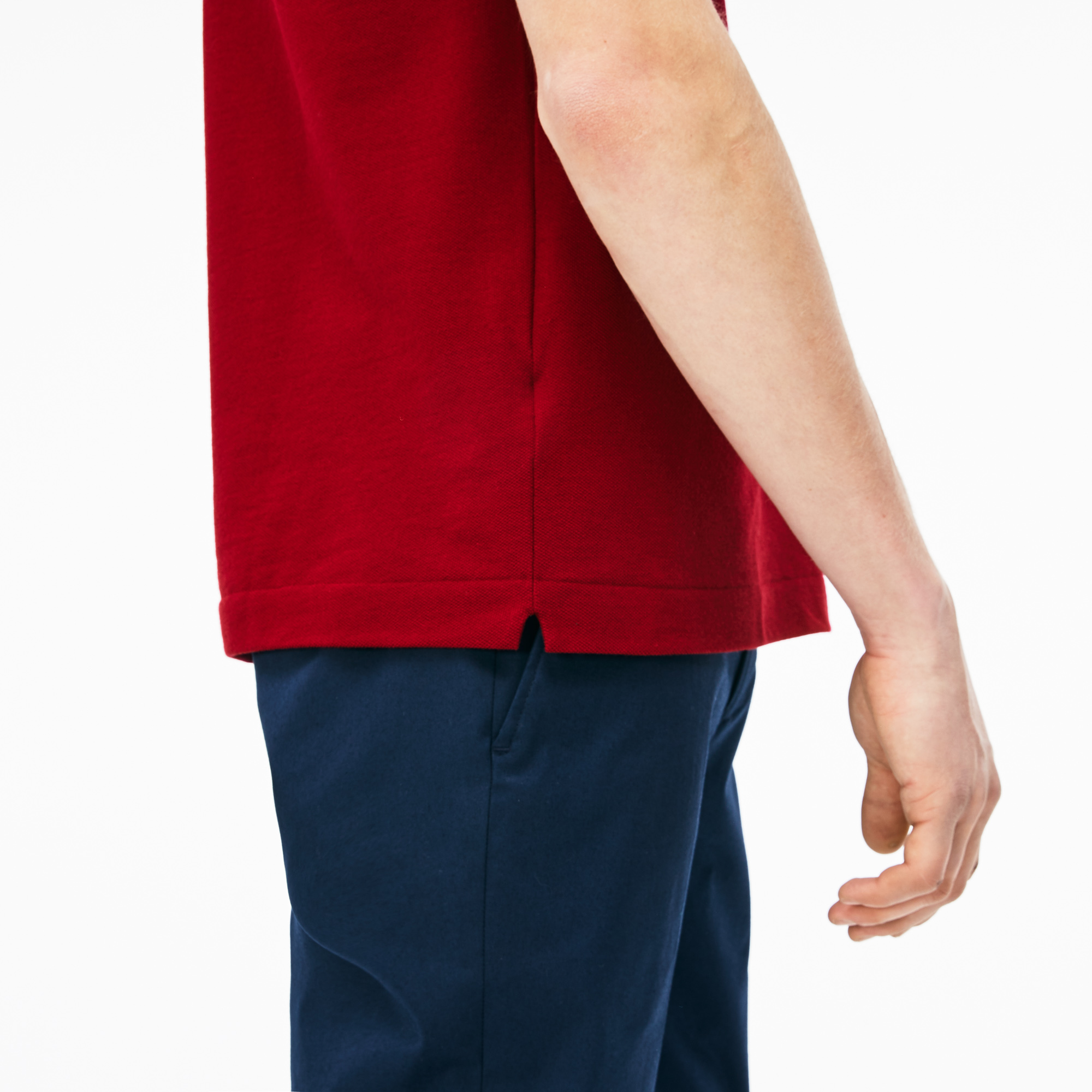 Поло Lacoste LACOSTE, размер 46, цвет бордовый L1212 - фото 6
