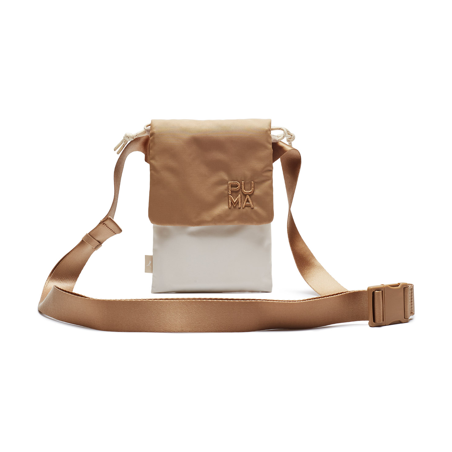 Infuse Cross-body Waist Bag PUMA, размер Один размер, цвет бежевый