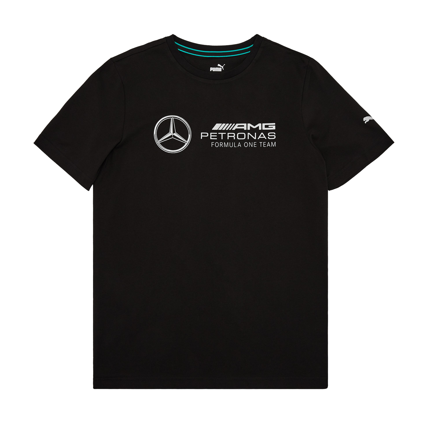 Mercedes AMG F1 Logo Tee PUMA, размер M, цвет черный PM531885 - фото 1