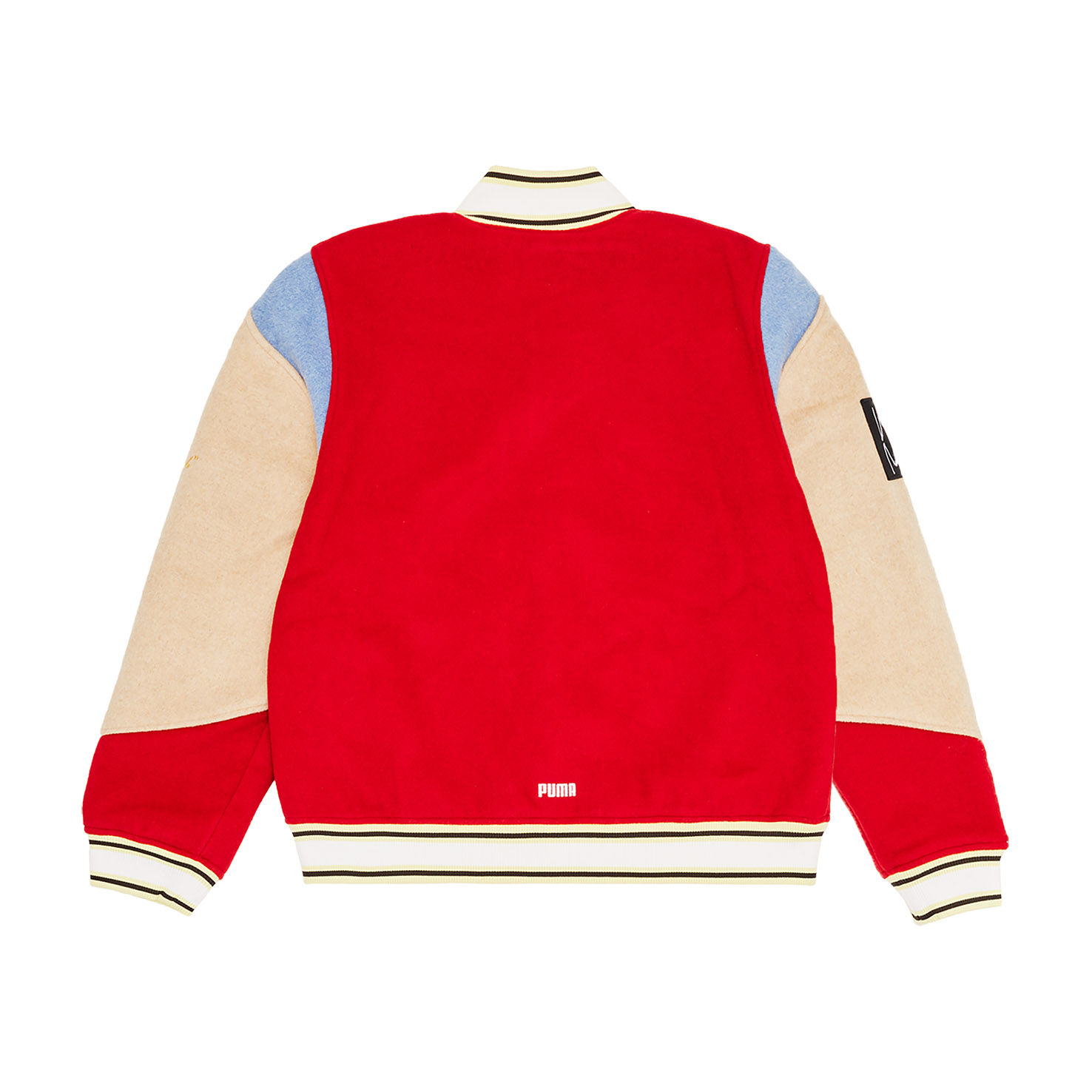 Varsity Jacket Flame Scarlet PUMA, размер 46-48, цвет красный PM532082 - фото 2