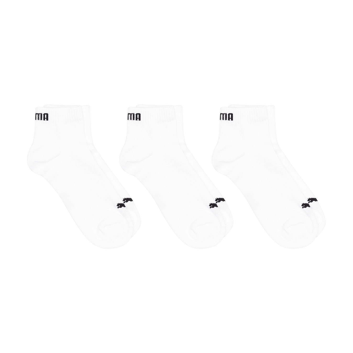 

PUMA UNISEX QUARTER PLAIN 3P, Белый