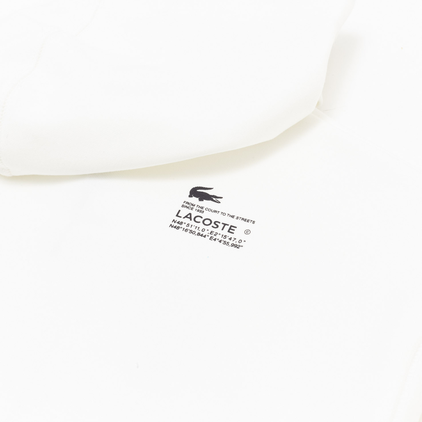 Худи  Lacoste LACOSTE, размер 46, цвет белый SF0281 - фото 6