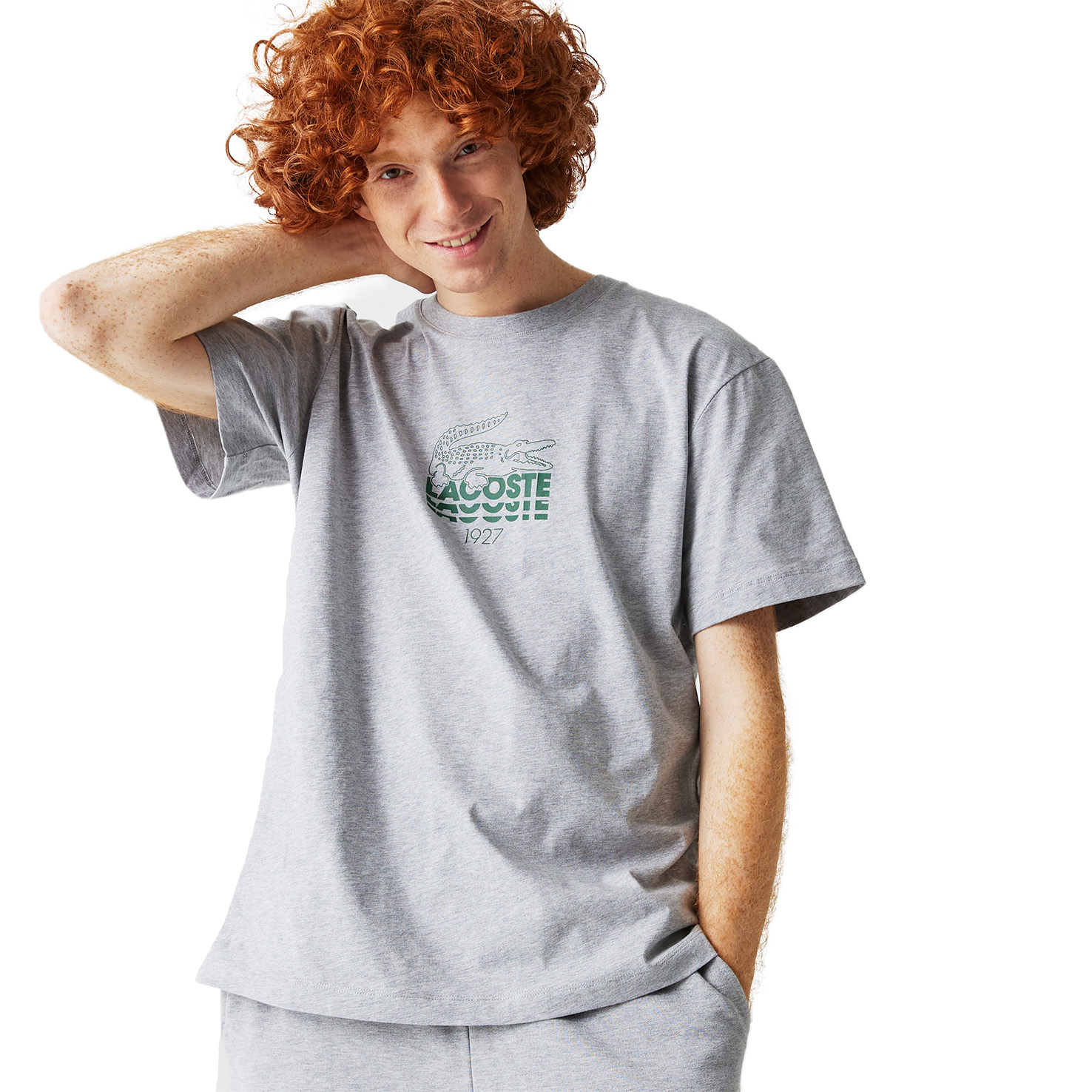 

Футболка Lacoste, Серый