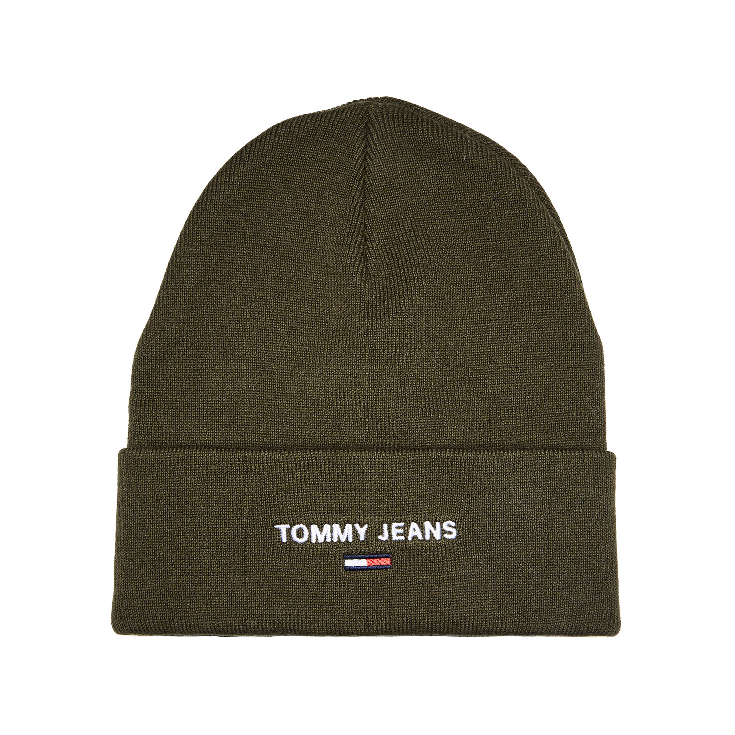 SPORT BEANIE TOMMY JEANS, размер Один размер, цвет зеленый TMAM0AM07947 - фото 1