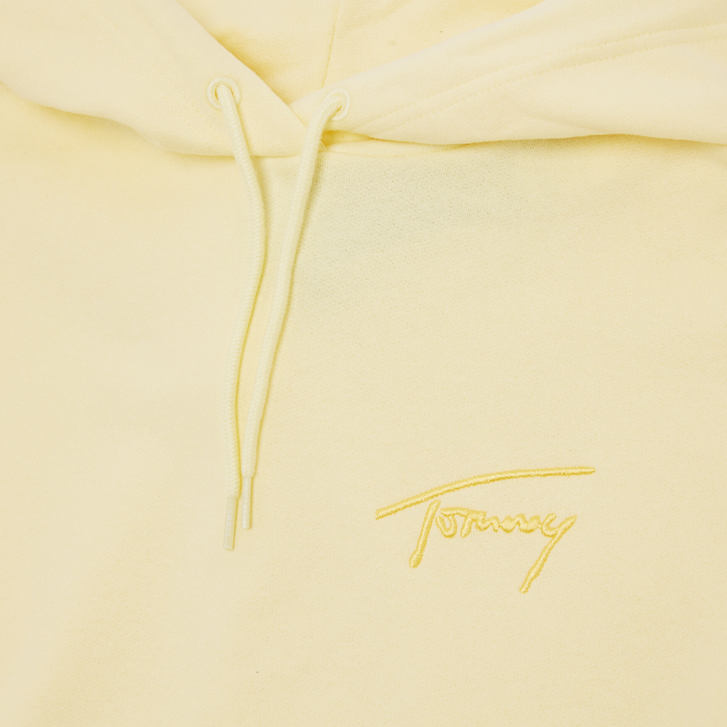 OVERSIZED TOMMY SIGNATURE HOODIE TOMMY JEANS, размер XS, цвет желтый TMDW0DW11815 - фото 3