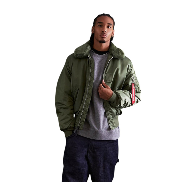 Мужской бомбер Alpha Industries B-15 FLIGHT JACKET