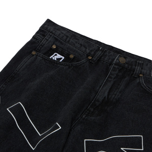 Мужские джинсы Karl Kani KK Og Baggy Workwear Logo Print Denim