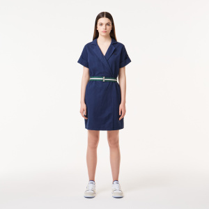Женское Лёгкое платье Lacoste с поясом