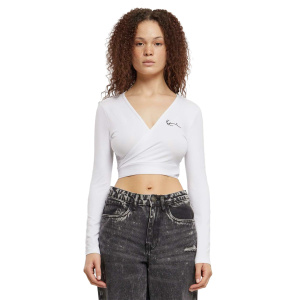 Женский топ Karl Kani CHEST SIGNATURE ESSENTIAL SHORT LACED LS