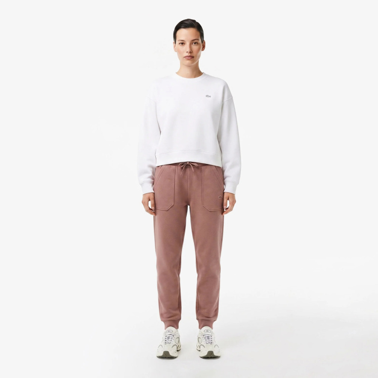 Женские хлопковые спортивные брюки Lacoste