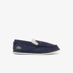 Мужской Утепленные замшевые лоферы Lacoste