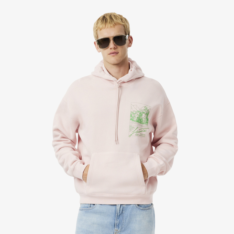 хлопковый свитшот Lacoste свободного кроя