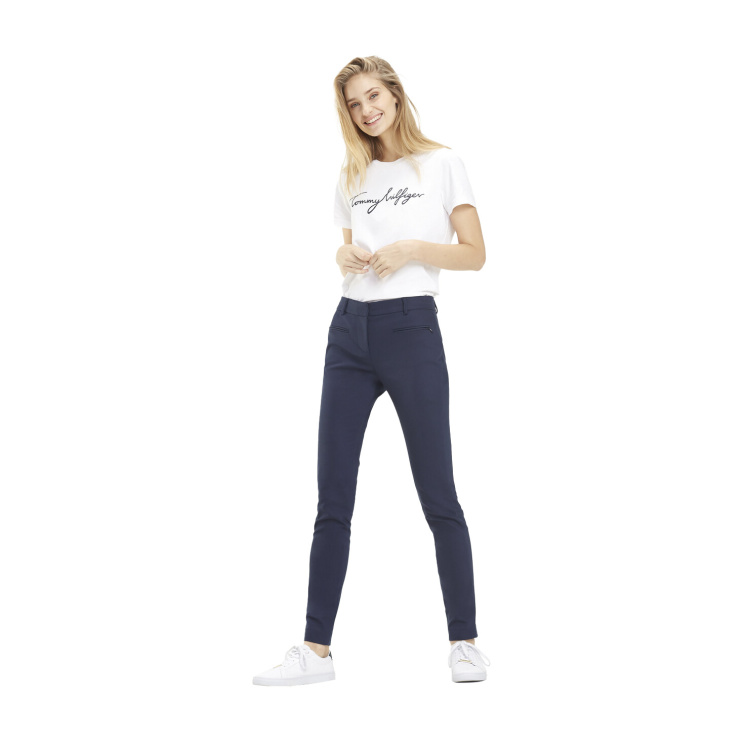 Женская футболка Tommy Hilfiger HERITAGE CREW NECK G