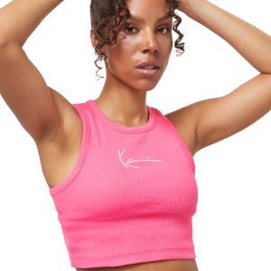 Женская футболка Karl Kani Small Signature Essential Racer Rib Top