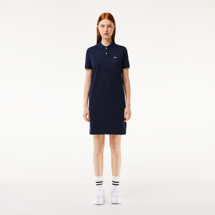 Женское Женское хлопковое платье - поло Lacoste