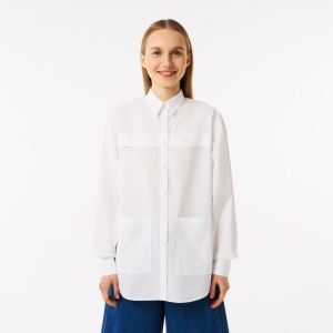 Женская рубашка Женская блузка Lacoste свободного кроя