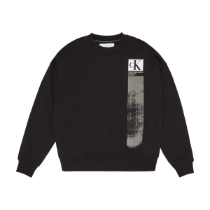 Мужская толстовка Calvin Klein BRUSHSTROKE CREW NEC