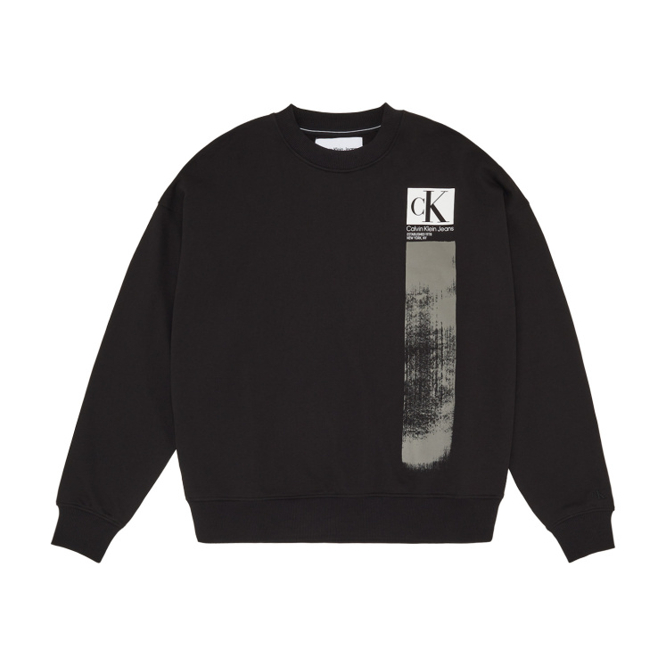 Мужская толстовка Calvin Klein BRUSHSTROKE CREW NEC