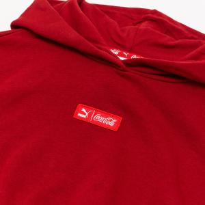 Женская толстовка PUMA X COCA COLA Cropped Hoodie TR