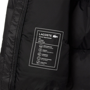 Мужская куртка Lacoste Влагоотталкивающий и ветроустойчивый пуховик с капюшоном