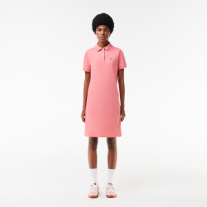Женское Женское хлопковое платье - поло Lacoste