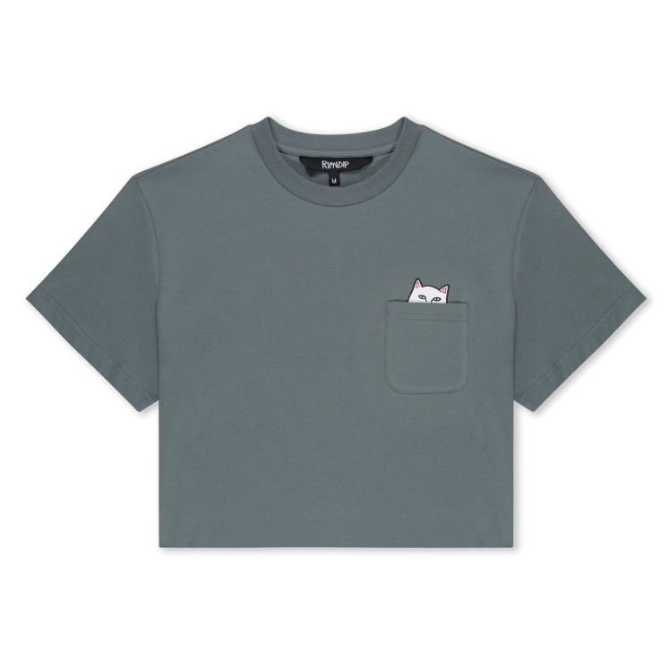 Женская футболка RIPNDIP LORD NERMAL CROPPED BABY POCKET TEE