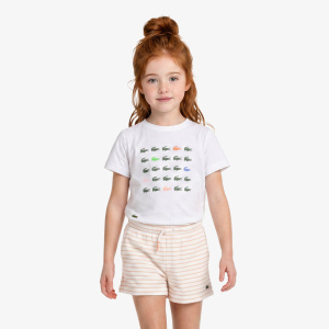 Детская Детская хлопковая футболка Lacoste