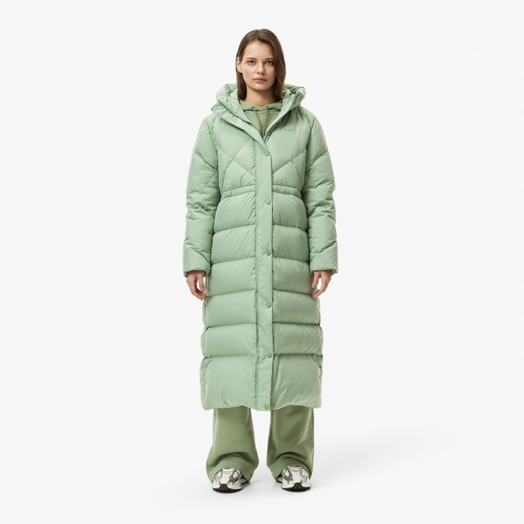 Женский пуховик Женская парка Lacoste с капюшоном